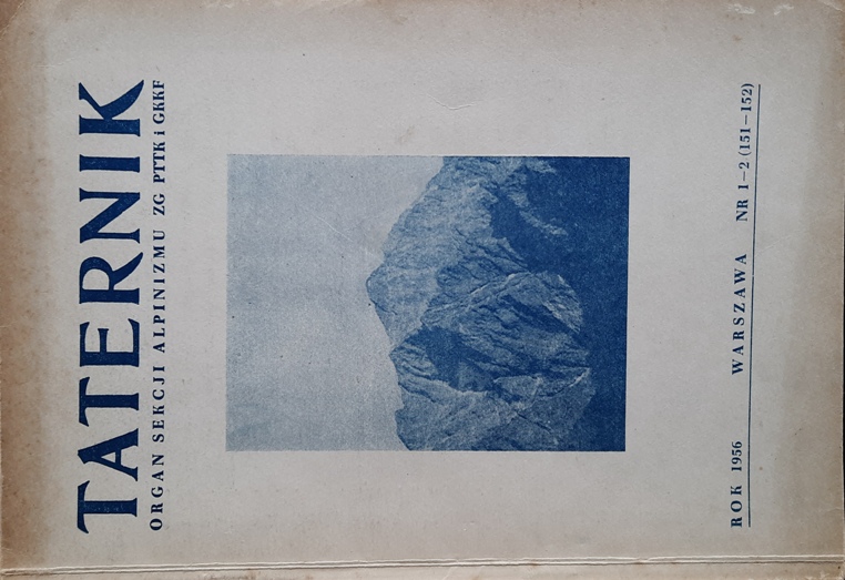 Taternik, Nr 1, 1956, okładka