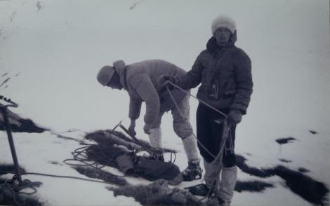Zdjęcie nr 3 (4)
                                	                             Jerzy Wala i Alicja Bednarz podczas obozu wspinaczkowo-jaskiniowego w Tatrach Zachodnich , 1963, fot. Z. Piskornik, Zbiory J. Wali
                            