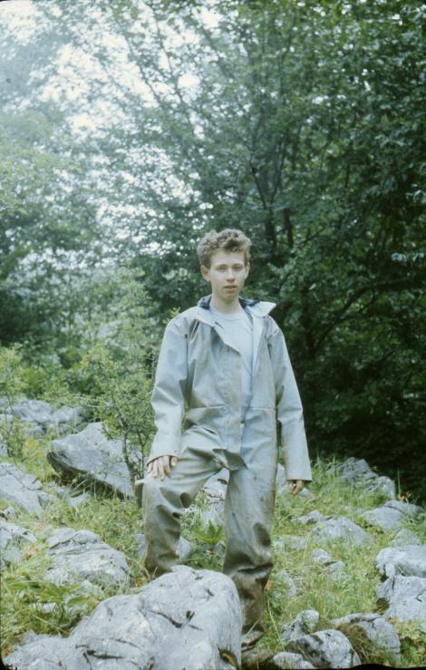 Zdjęcie nr 8 (14)
                                	                             Bułgaria 1985, Michał Gradziński po wyjściu z jaskini Bieljar
                            